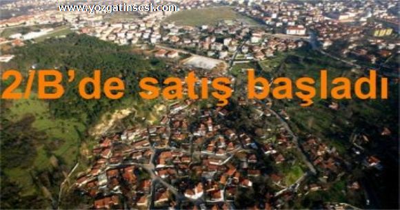 2/b Arazileri ��in M�racaatlar Ba�lad�