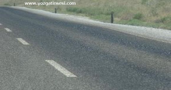 Yozgat ta S�caklar asfalt� eritti