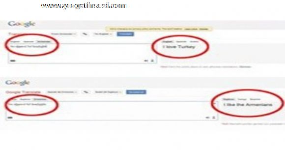 Google, Ermenileri k�zd�rd�!