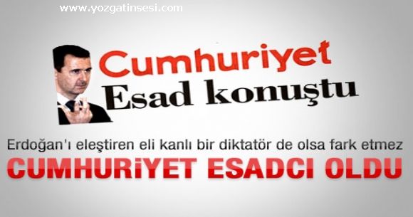 Be��ar Esad: Ben de�il Erdo�an de�i�ti
