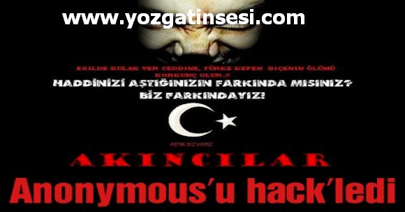 T�rk hacker lar Anonymous u hackledi
