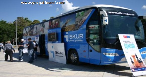 ��kur Kampanya Otob�s� Yozgata Geldi