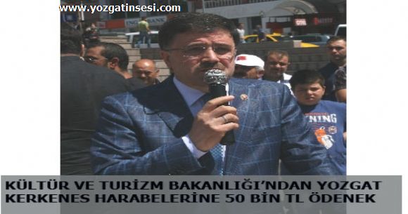 Kerkenes kaz�lar� i�in 50 bin lira �denek...