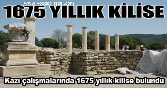 1675 y�ll�k kilise bulundu