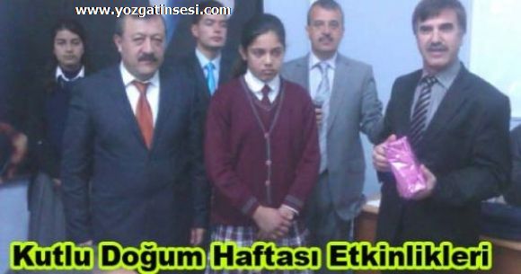 Bo�azl�yanda Okullar Aras� Kutlu Do�um Haftas� Etkinlikleri Ba�lad�