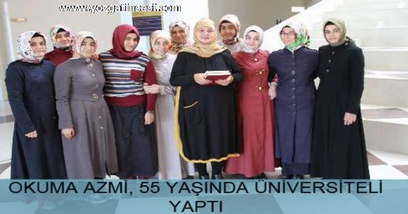 55 Ya��nda �niversiteli Oldu!!!