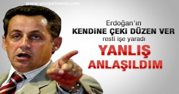 Sarkozy den T�rkiye ye zeytin dal�