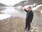 Yozgatta eriyen kar sular� baraj ve g�letleri doldurdu.