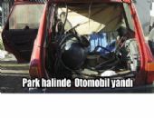 Park halinde Otomobil yand�