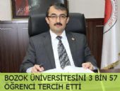 Bozok �niversitesini 3057 Ki�i Tercih Etti