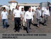 Yeni �eltek K�m�r ��letmesi dualarla a��ld�...