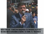 Kerkenes kaz�lar� i�in 50 bin lira �denek...