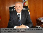 Yozgat �ift�isine 2 milyon 650 bin lira ...