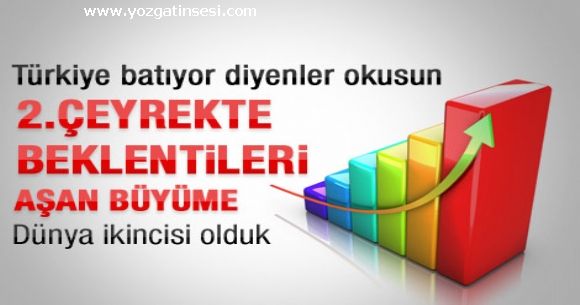 T�rkiye nin 2. �eyrek b�y�me rakam� a��kland�.