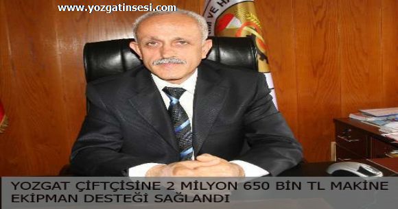 Yozgat �ift�isine 2 milyon 650 bin lira ...