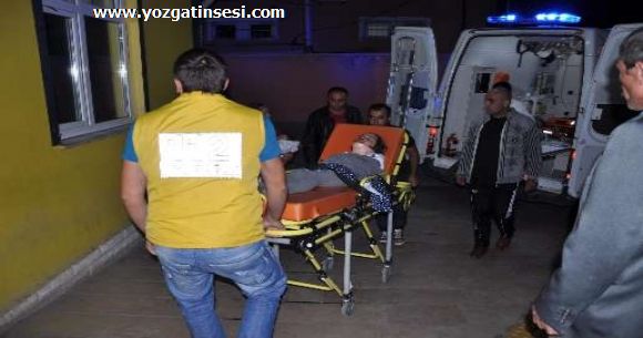 Yozgat Saraykentte Otomobiller kafa kafaya...