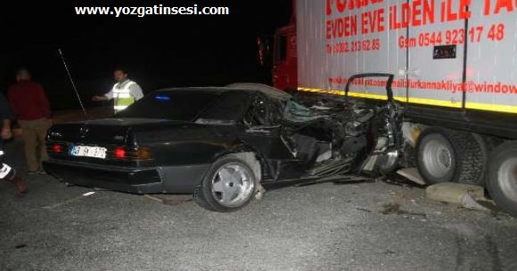 Yozgatta iki Trafik Kazas� 1 �l� 3 Yaral�...