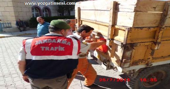 Yozgat'ta Jandarma Trafik Ekipleri...