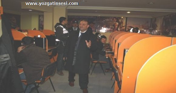 Yozgat Zab�talar� internet Kafeleri Denetliyor...