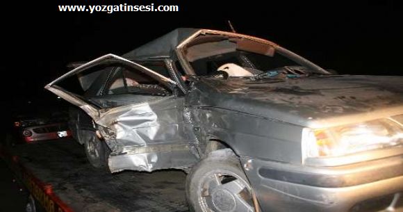 Yozgattaki Trafik Kazasinda 2 �l� 1 yaral�...